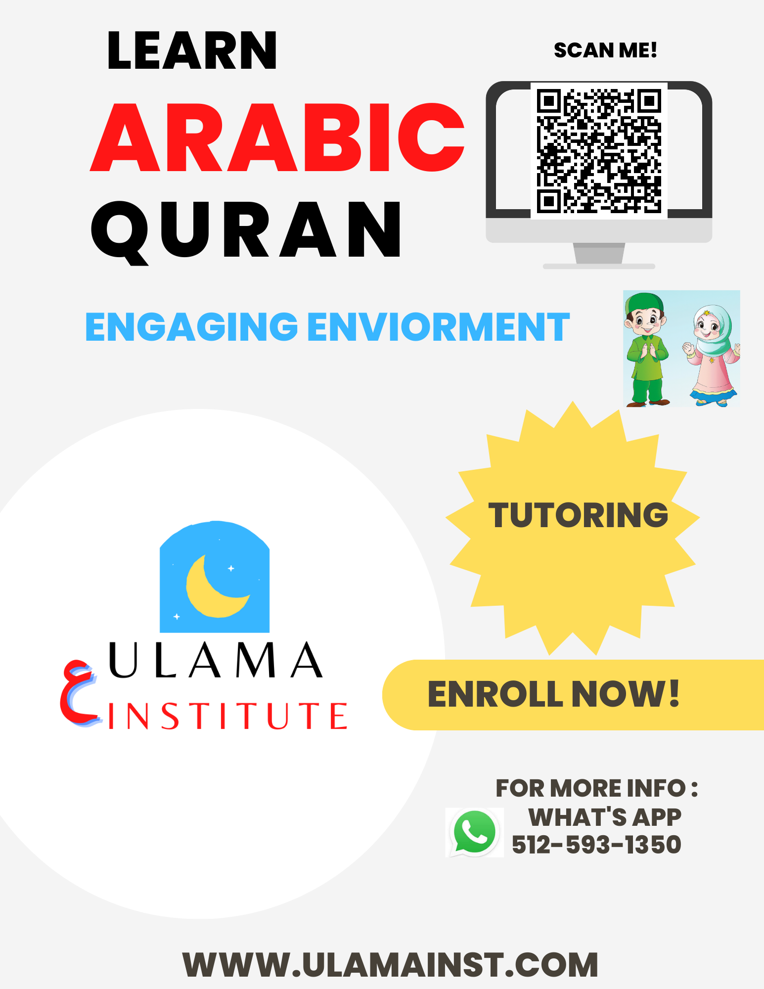 Learn Arabic and Quran with Ulama Institute 