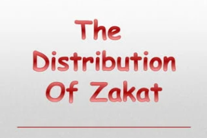 The Distribution of Zakah 3 The Distribution of Zakah
